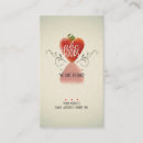 Recherche de fraise cartes visite Chef