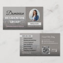 Recherche de associé cartes visite Agent immobilier