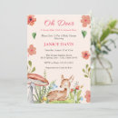 Search for oh deer invitations Pink floral