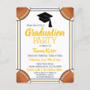 Search for football graduation invitations High school