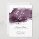 Search for plum baby shower invitations Purple