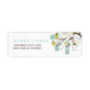 Search for mason jar wedding return address labels Floral