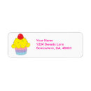 Search for cupcake return address labels Fun