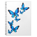 Search for blue butterfly notebooks Watercolor