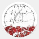 Search for grey round wedding stickers Bold
