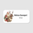 Search for christmas name tags Santa claus
