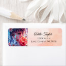 Search for anime return address labels Pink