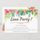 Search for island birthday invitations Aloha