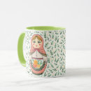 Recherche de poupées russes tasses Matreshka