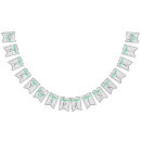 Search for green and white bunting flags Mother to be