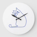 Recherche de chat drôle horloges Pour amateur de chats