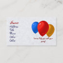 Recherche de partie ballons cartes visite Parties