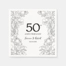 Search for 50th anniversary napkins Simple