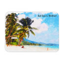 Recherche de paradis tropical magnets Aquarelle