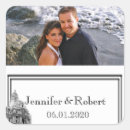 Search for destination wedding stickers Black and white