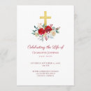 Search for red funeral programs Order of service