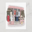 Recherche de vintage car postcards Aquarelle