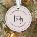 Search for entrepreneur ornaments Boss lady