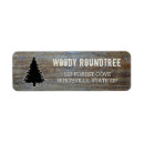 Search for tree silhouette return address labels Nature