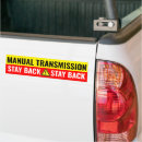Search for transmission bumper stickers Warning