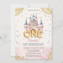 Search for castle birthday invitations Watercolor