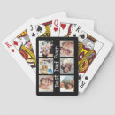Search for black and white playing cards Photo collage