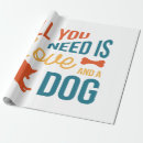 Recherche de amour papier cadeau Chiot