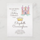 Recherche de princess 1ans anniversaire invitations Aquarelle