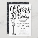 Recherche de champagne 30th birthday invitations Encourage à 30 ans