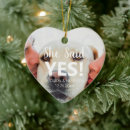 Search for she said yes ornaments Couple