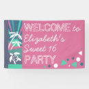 Search for beach birthday banners Sunset