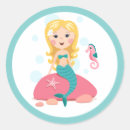 Search for mermaid cartoon stickers Girly