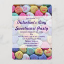 Search for candy heart invitations Romance