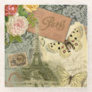 Recherche de collage vintage dessous de verres France