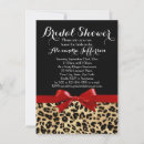 Search for leopard bridal shower invitations Animal pattern