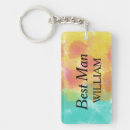 Search for mans rectangular keychains Best man