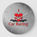 Search for race car clocks Racer