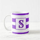 Recherche de rayures larges tasses Monogramme