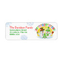 Search for snowmen return address labels Winter