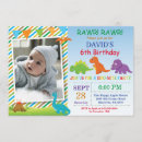 Recherche de dino party invitations Dinosaures