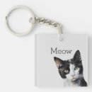 Search for white cats keychains Animal