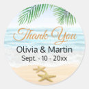 Search for ocean wave wedding stickers Elegant