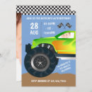 Recherche de monster birthday invitations Camionnettes