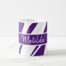 Search for purple and white mugs For her