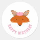 Search for cute cartoon fox stickers Birthday
