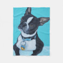 Search for boston terrier dog blankets Blue