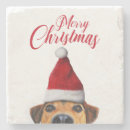 Search for funny dog coasters Merry christmas