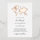Recherche de mariage voyage cartes invitations Noir et blanc
