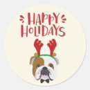 Search for english bulldog stickers Cartoon