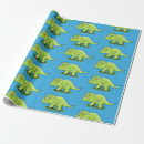 Search for triceratops wrapping paper Cartoon